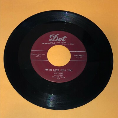 Pat Boone I Almost Lost My Mind I'm In Love With You 45 rpm Record Vinyl 7''