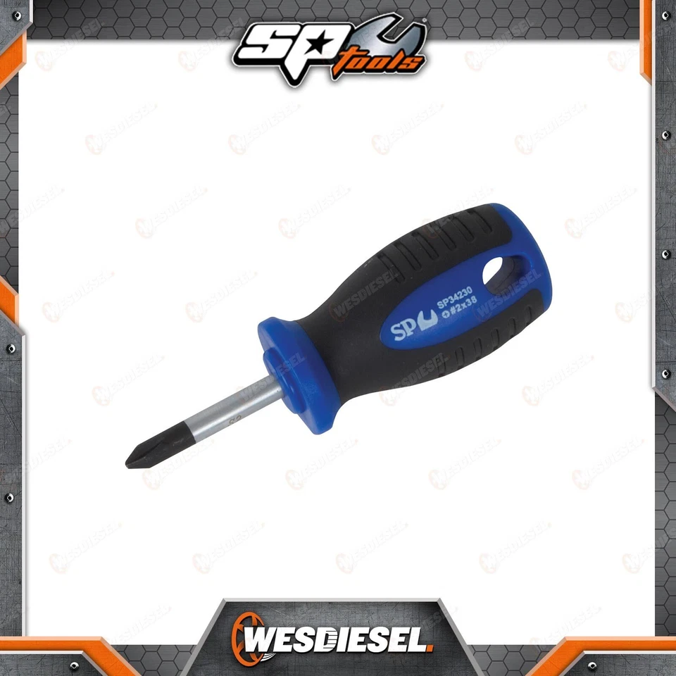 SP Tools Premium Phillips Screwdriver - Size 2 x 38mm with Magnetic Tips