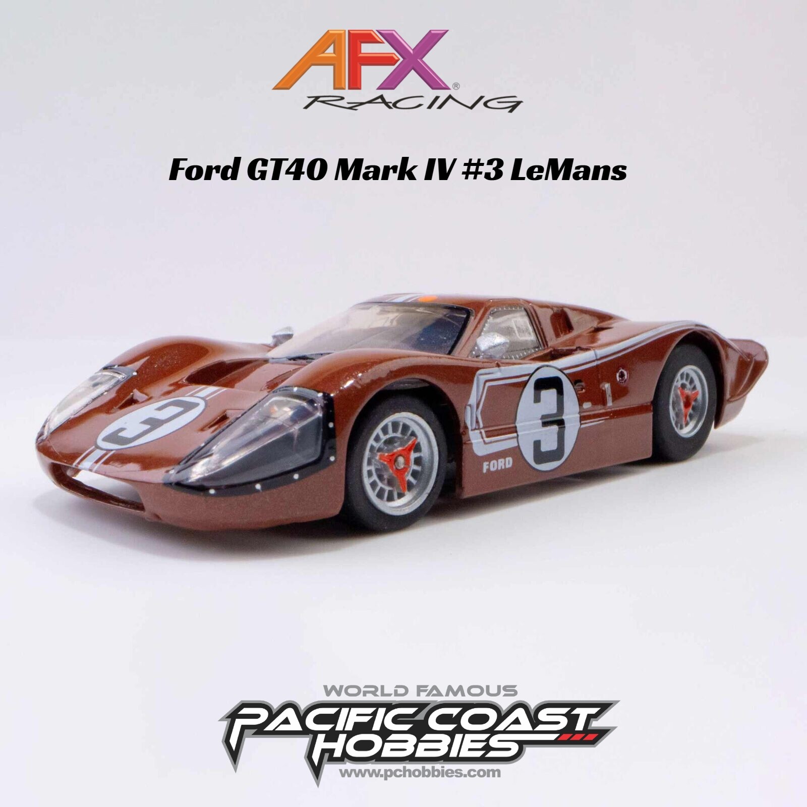 AFX Racing Ford GT40 Mark IV #3 LeMans AFX22053