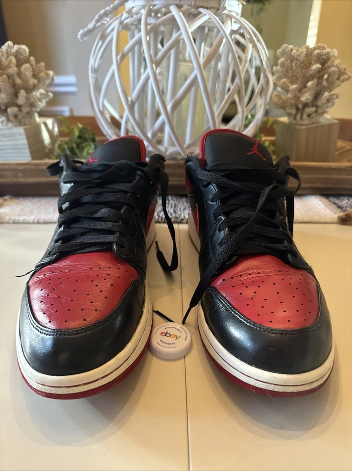 Talla 11 - Air Jordan 1 Phat Low Bred - 338145-061 Foto 3 de 4