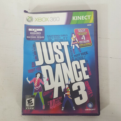 Just Dance 3 Target Exclusive Edition w/2 bonus songs(Xbox 360, Kinect Required)
