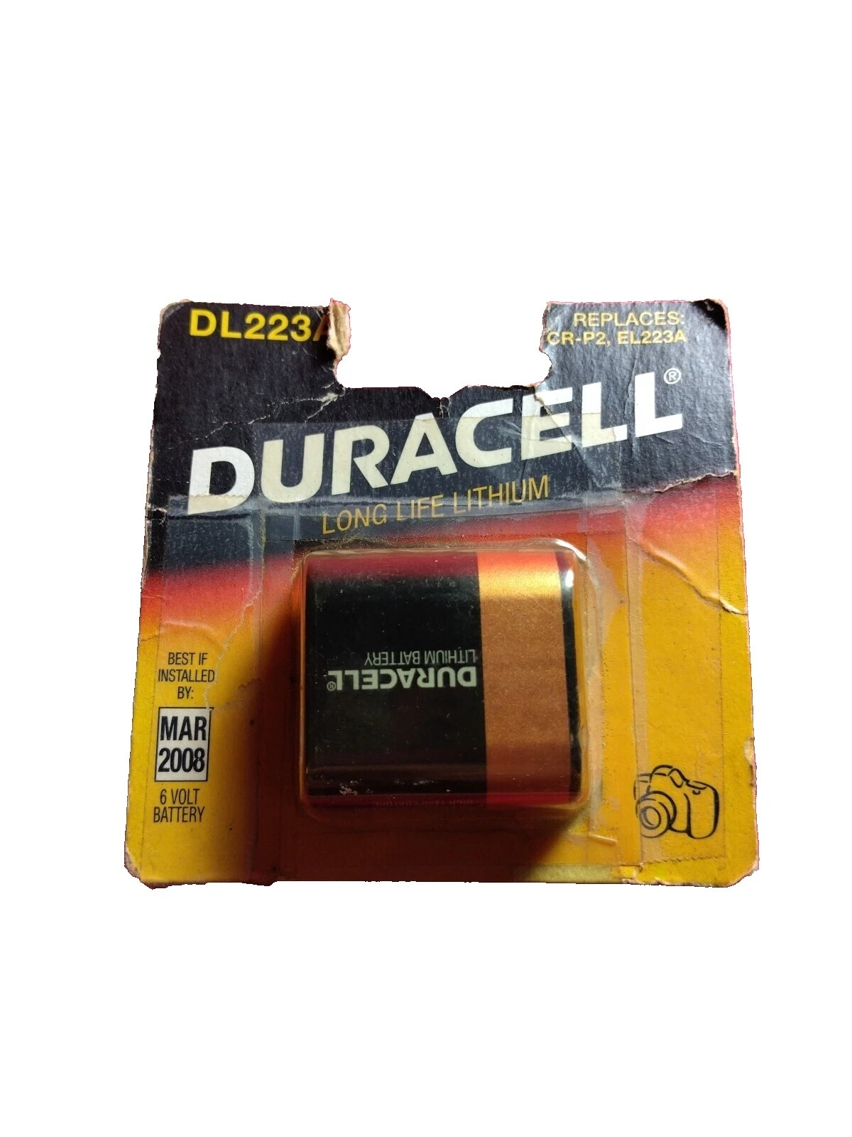 Baterías de un solo uso Duracell 6 V