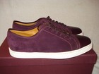 100% AUTH NEW MEN JOHN LOBB LEVAH AUBERGINE SUEDE SNEAKERS UK 9 E/US 10/EU 43 — photo 3