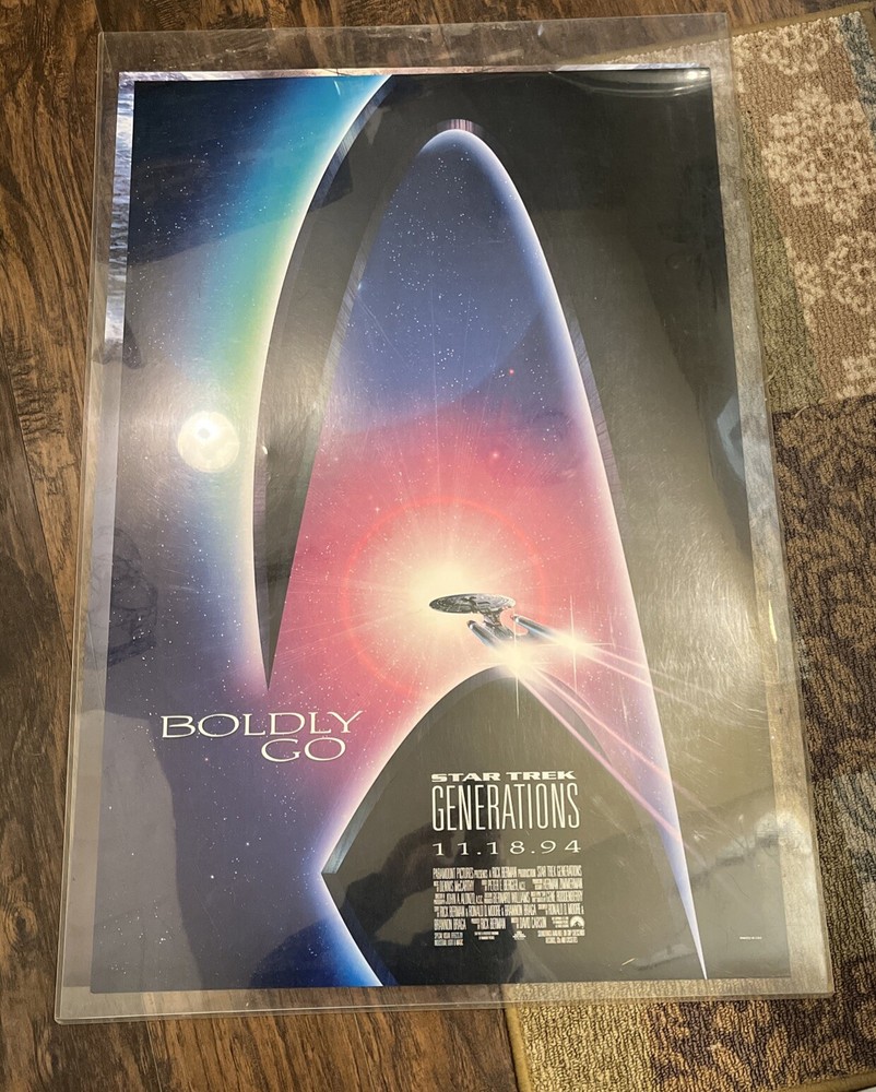 Star Trek Generations Vintage Movie Poster Lot Of 2! 40x27