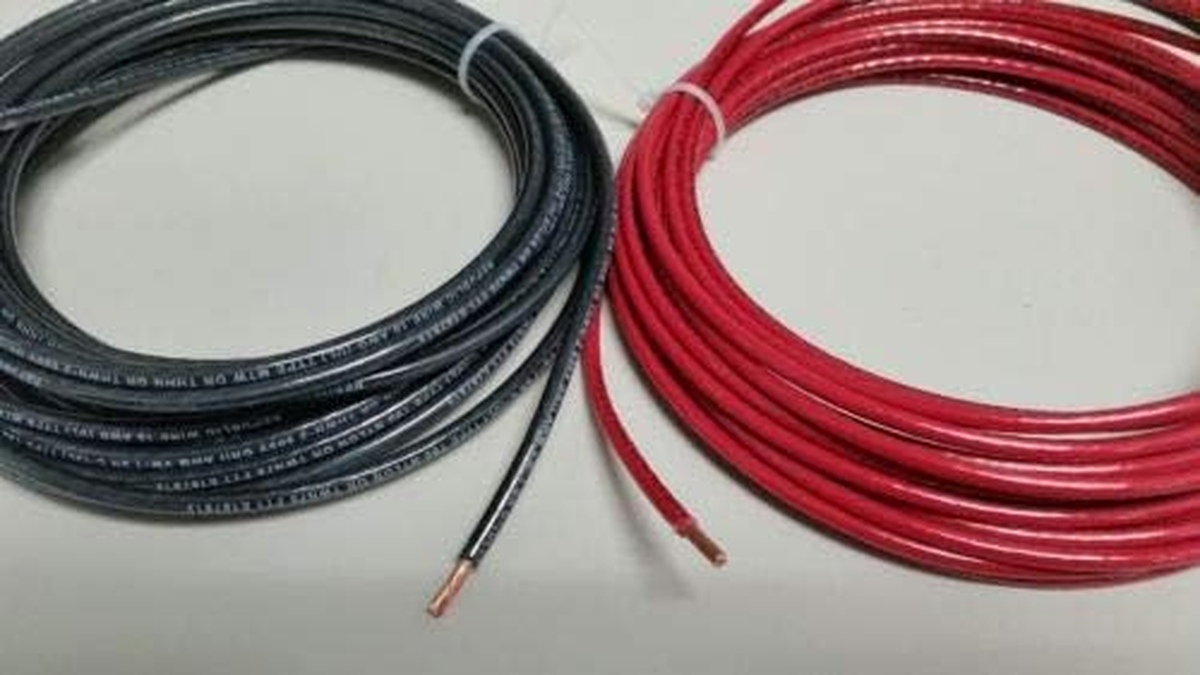 10 Gauge THHN THWN Wire Black + RED 75 FEET EA THWN-2 600V