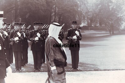 Reprinted photo Emir of Qatar Sheikh Khalifa bin Hamad Al Thani, France  1980s