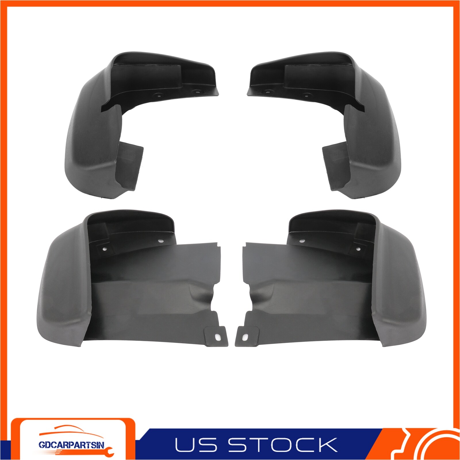 Front Rear Splash Guards Mudflaps Mudguards 4 Set For Honda Civic Sedan 4DR