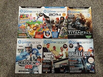 39 issues Game Center Walmart Videogame Magazine + Geek LOT + Posters - PS5  Halo