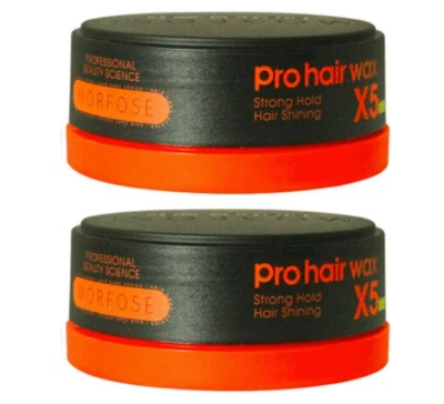 Morfose Professional Hair Wax Strong Hold & Hair Shining X5 PACK OF 2
