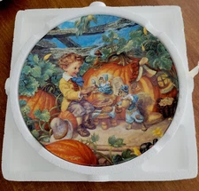 Vintage Bradford Exchange Peter Pumpkin Eater Collector Plate