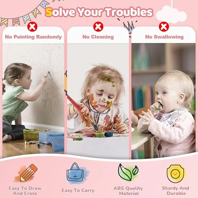 Juguetes Para Niña Nina de 1 a 2 años años Juguete Pequeños de Dibujo Magnético Foto 3 de 4