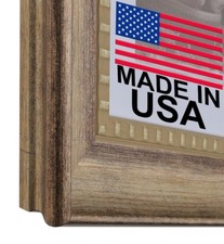 Custom Matted Picture Poster Frame  Mat 3-1/2" Silver Classic 1972 16x20 24x36