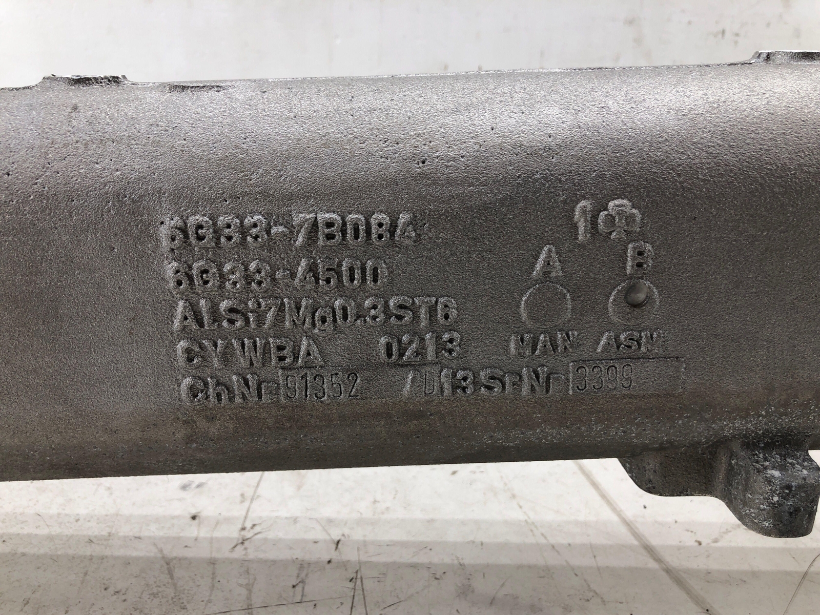 2014 ASTON MARTIN VANTAGE REAR DRIVE SHAFT TORQUE TUBE 6G33-7B084 6G33-4500 OEM