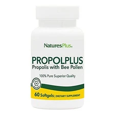 NaturesPlus Propolplus - Quality Bee Propolis Supplement with Bee Pollen - 60