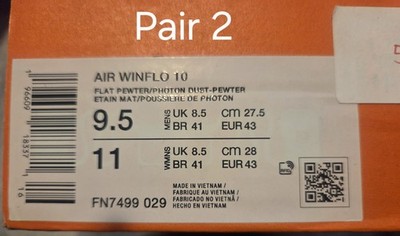 Size 6 - Nike Air Winflo 10 Flat Pewter for sale online | eBay