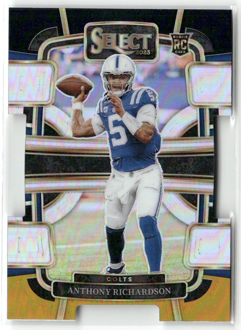 2023 SELECT CONCOURSE BLACK/GOLD PRIZM DIE-CUT ANTHONY RICHARDSON INDIANAPOLIS