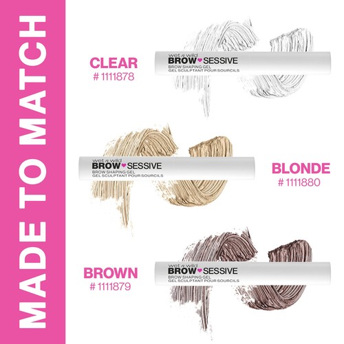 Brown Eyebrow Gel Color Buildable Hold Flexible Lightweight Cruelty Free 0.1 Oz - Picture 4 of 21