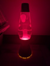 Mathmos Astro Lava Lamp The Original - Clear/Red Wax with original Box