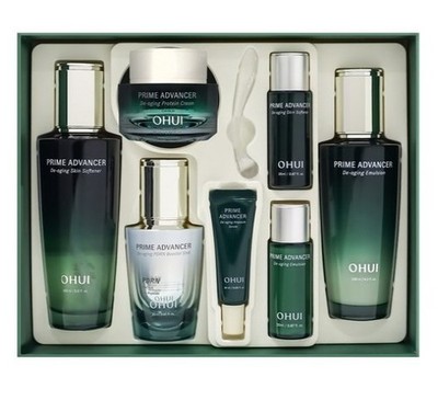 O HUI Prime Advancer De-aging 3pcs Special Set 7 Items Moisture Korea Beauty