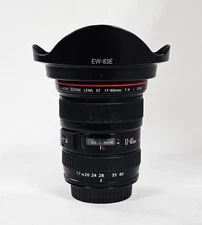 #Canon EF 17-40mm f/4 L USM Lens  Wide Angle Zoom AF Lens for EOS (S/N 428358)