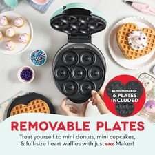 Mint Green - Dash Multimaker Treat Maker System Mini Donut Mini Cupcake