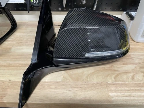 '14-'21 BMW F22 F23 F87 M2 OEM Carbon Fiber Side View Mirror (Left)