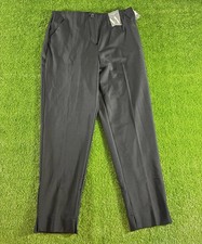 Worthington Sz 8 Straight Leg Ankle Pants Womens Black High Rise Flat Front NWT