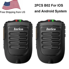 2PCS Inrico B02 Wireless Microhpone for Ios Android System Zello Moblie Phone