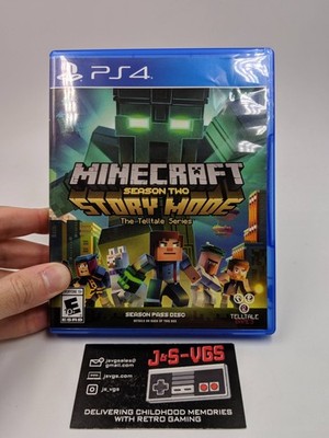 Sony Playstation 4 Minecraft Season 2 Story Mode CASE ONLY NO GAME