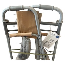 Medline Junior Lightweight Adjustable 25-32  Height 2 Button Folding Walker