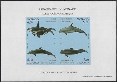 1994 München Zettel Meeresumweltschutz ungezähnt Kat bf62