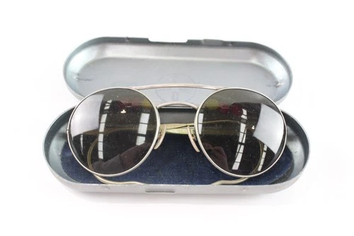 Post WW2 RAF Military Cased Sunglasses 22G/1398 Type G Medium
