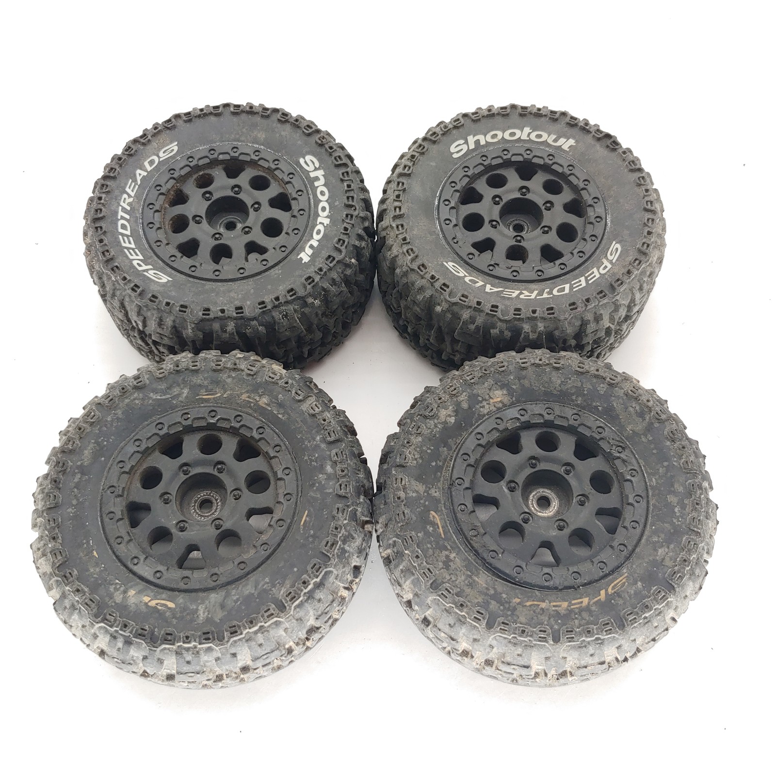 READ: 4x Duratrax Speedtreads Shootout 1/10 Short Course Truck Tires ECX Torment