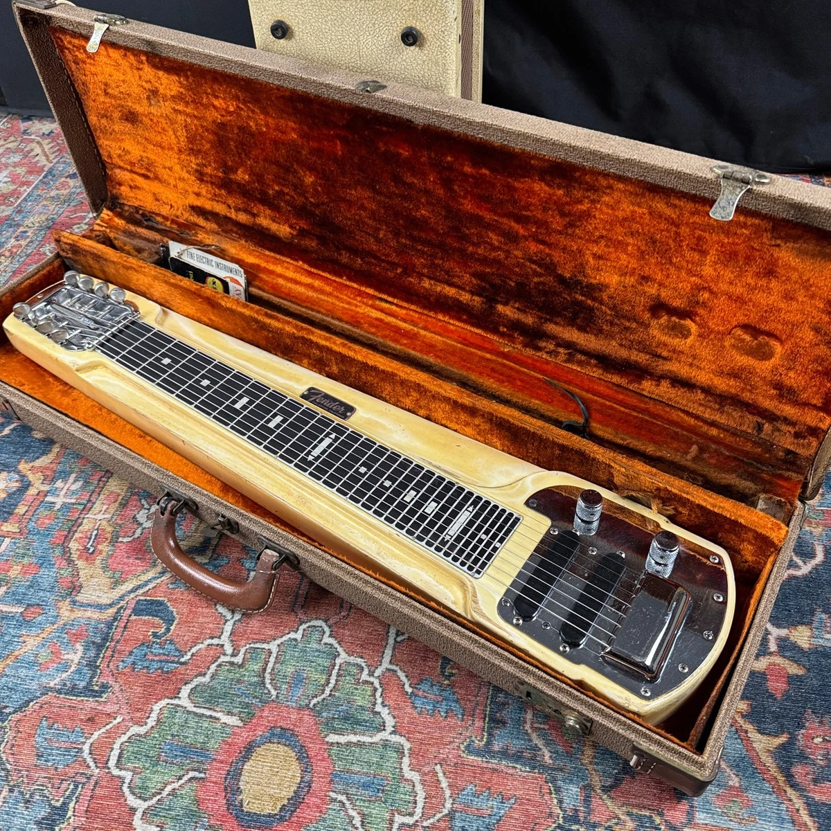 1962 Fender Deluxe 8-String Lap Steel w/OHSC, Hang Tags