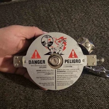 Lufkin Oil Gauging Tape Measure 100 Ft Chrome Clad Ground Clamp Static Safety