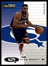 1997-98 Collector's Choice StarQuest Allan Houston New York Knicks #SQ122