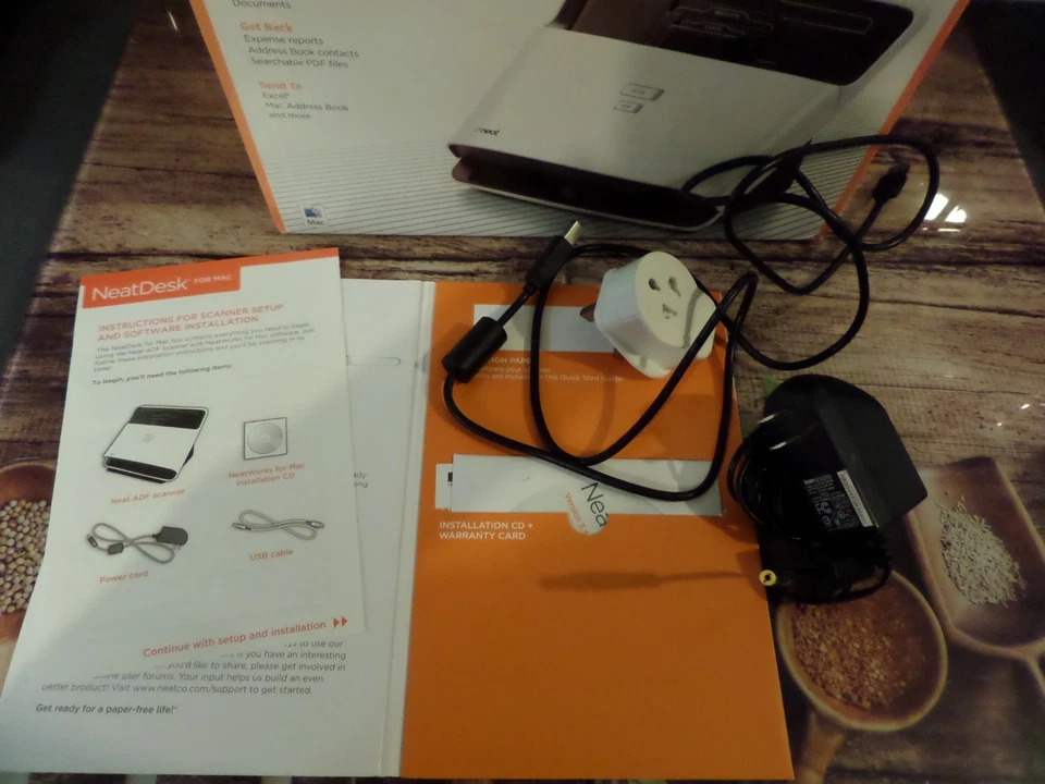 Neat Desk for Mac Document Scanner (COMPLETE WITH BOX) - Image 2 of 4