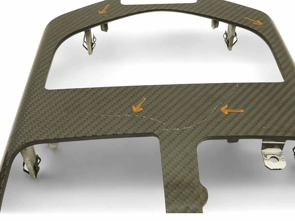 2014 - 2017 MASERATI GHIBLI S M157 COVER PANEL TRIM CARBON CENTER CONSOLE OEM - Изображение 3 из 4