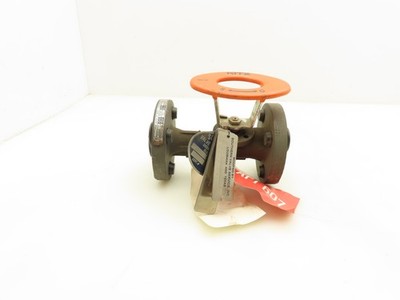 Kitz 300SCTA-M-HC-CL2 Chemical Ball Valve 1/2'' Flanged Class 300 Steel 4-Bolt