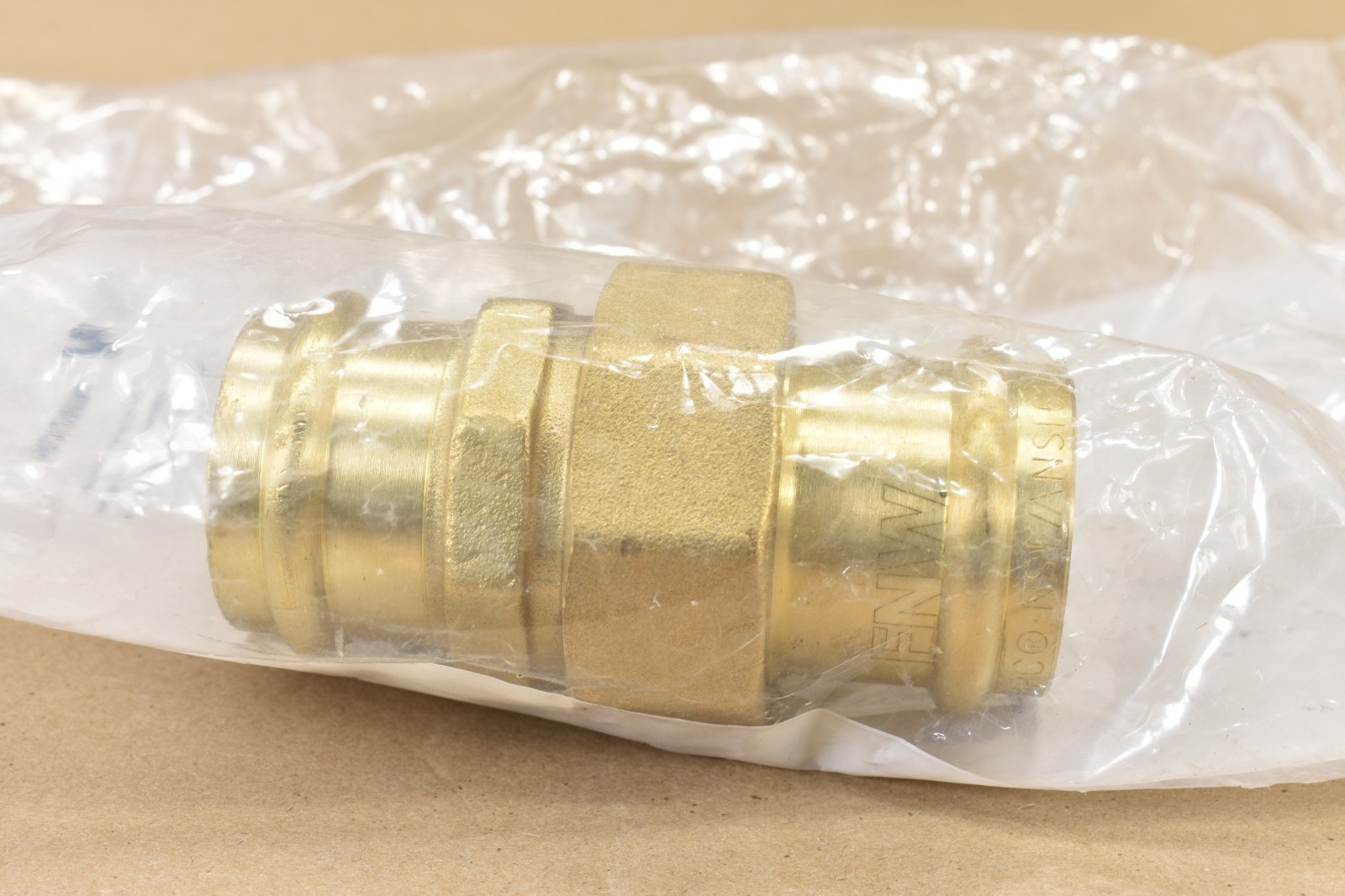 FNW FNW5V7476H, Copper Press Brass Union, Dia 1-1/4" X 1-1/4"