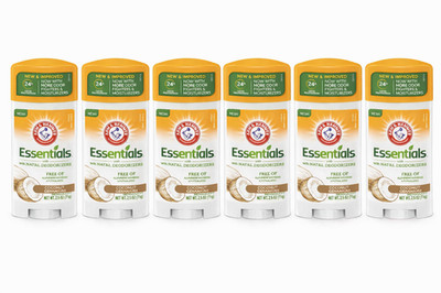 ARM & HAMMER Essential Natural Deodorant Coconut Geranium Aluminum Free (6 Pack)