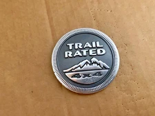 OEM 2005-2018 Jeep Trail Rated 4x4 Front Fender Logo Badge Emblem