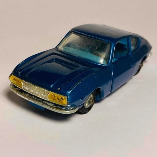 Corgi Toys #332 Lancia Fulvia Blue - Original Vintage (ref32)