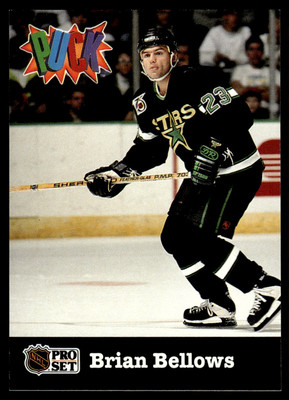 1992-93 Pro Set PUCK Brian Bellows Minnesota North Stars #13