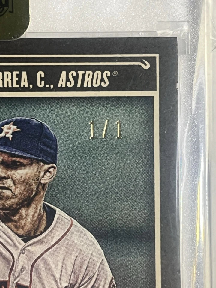 Carlos Correa 2015 Topps Gypsy Queen 2017 Archives Signature Series Auto RC 1/1 - Image 4 of 4
