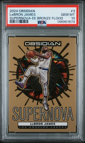 2024 Obsidian LeBron James Supernova-EE Bronze Flood /60 PSA 10 #3