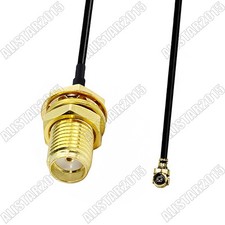 10x IPX/u.fl to SMA Female Jack Antenna Pigtail 1.13mm Coax Cable WiFi PCI Card