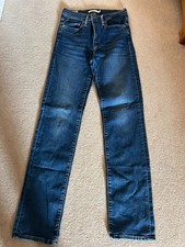 Levi's 724 high rise straight jeans size 27