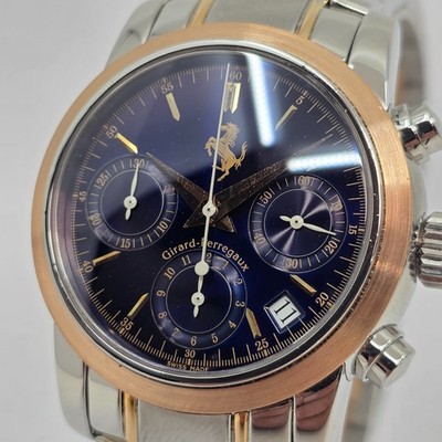 リバープレート (H) 93/94 アルゼンチン Girard Perregaux Ferrari Auto Chronograph Ref. 8020 Mens Watch