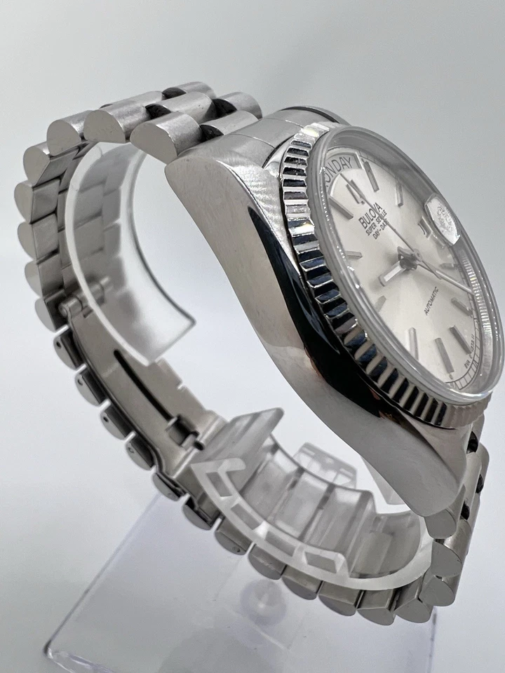 复古罕见 1979 年 BULOVA Super Seville Day Date 总统腕表   — 第 4/4 张图片